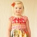Girls dress toddler dress baby dress Easter Dress 5t Oh deer momo fabrics READY TO SHIP