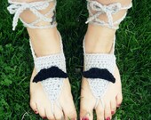 Moustached Barefoot Sandals