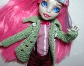 Pattern: FREE Monster High Crochet Pea Coat