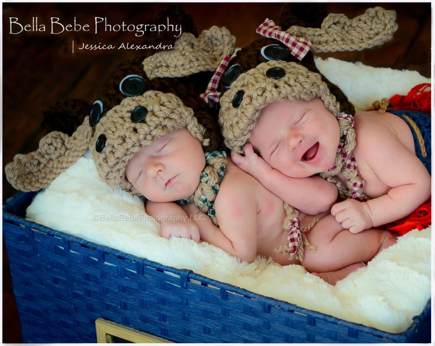 Moose Tracks -Newborn/Baby Moose Hat - Made to Order