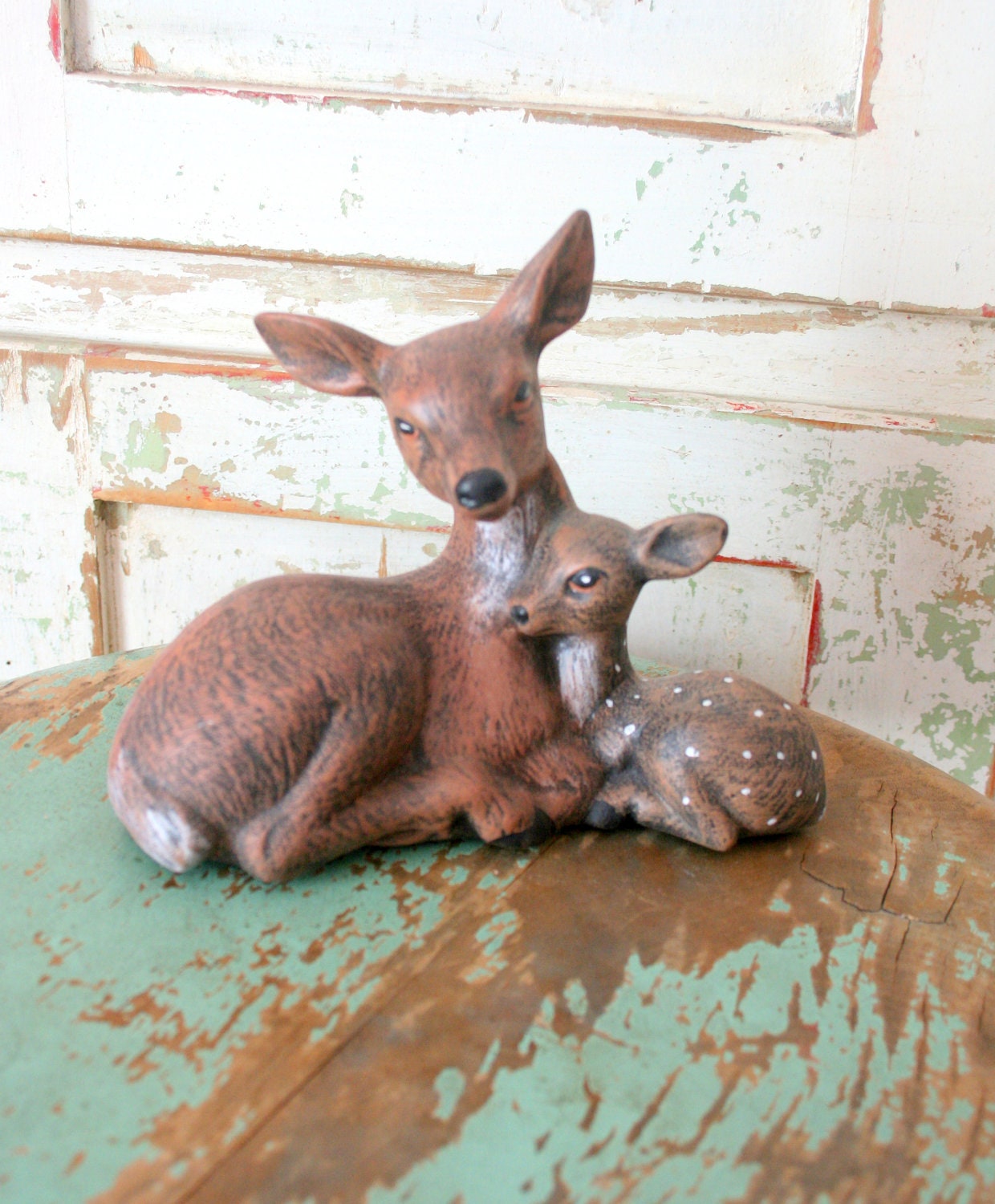 Vintage DEER Figurine.....retro. housewares. deer. animal. figurine. collectible. home. decor. kitsch.