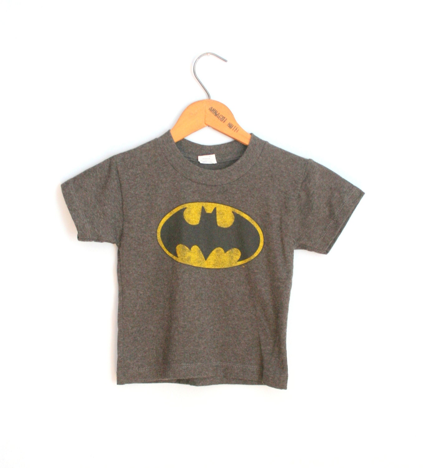Vintage BATMAN Boys Tee.....size 3 kids....batman. super hero. hipster. urban. retro kids. 80s.