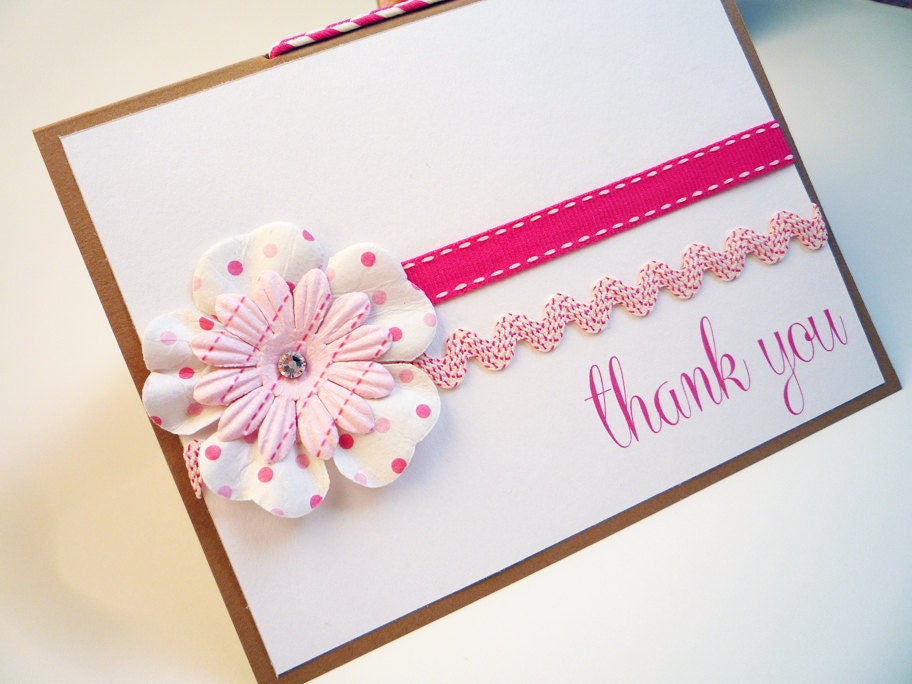 Buy thank you cards - Pretty In Pink Thank You Cards - Pack of 8