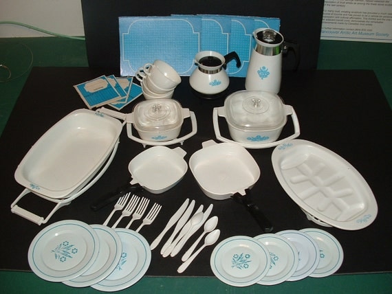 Corning Ware Corelle TOY CornFlower Blue Casseroles & by dwoah