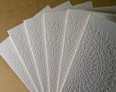 Six (6) Letterpress Note Cards
