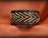 Handmade Leather Beaded Bracelet