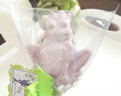 BATH BOMB FIZZY Frog Lollipop, Bath Bombs Bath Fizzies Scented in Black Raspberry Vanilla, Handmade