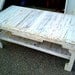 Shabby Chic Coffee Table made from Reclaimed Wood 50" x 25" with Shelf