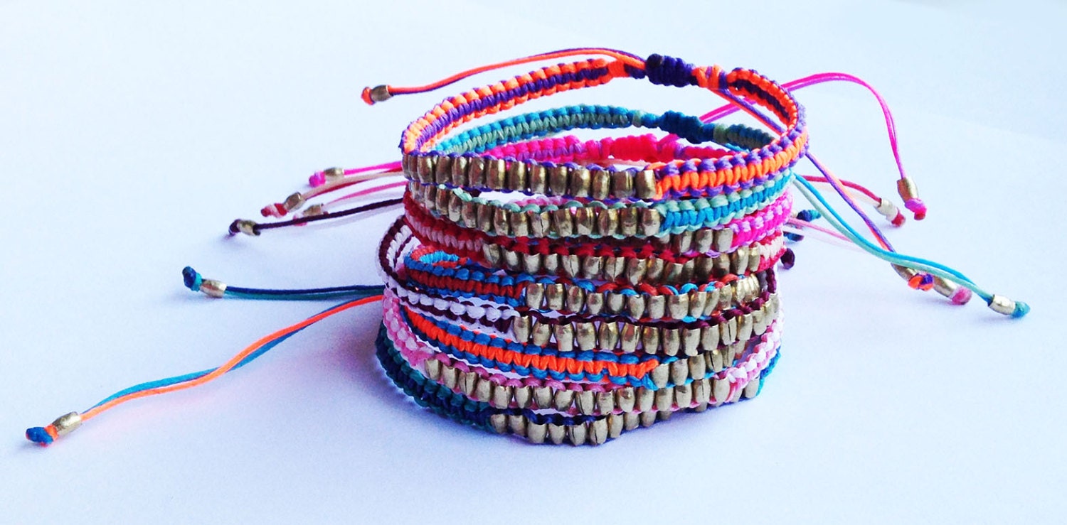 Gold plated tiny bead bracelet