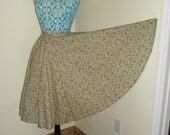 Full Circle Skirt-Button Down- Custom Made