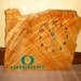 University of Oregon - State Cedar Clock - Beautiful Clock Carved into the Shape of Oregon - Reclaimed Cedar from our Family Farm