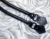LONG purse handles 34" gunmetal Ships from USA
