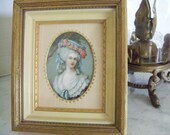Vintage Marie Antoinette Shadow Box Pair