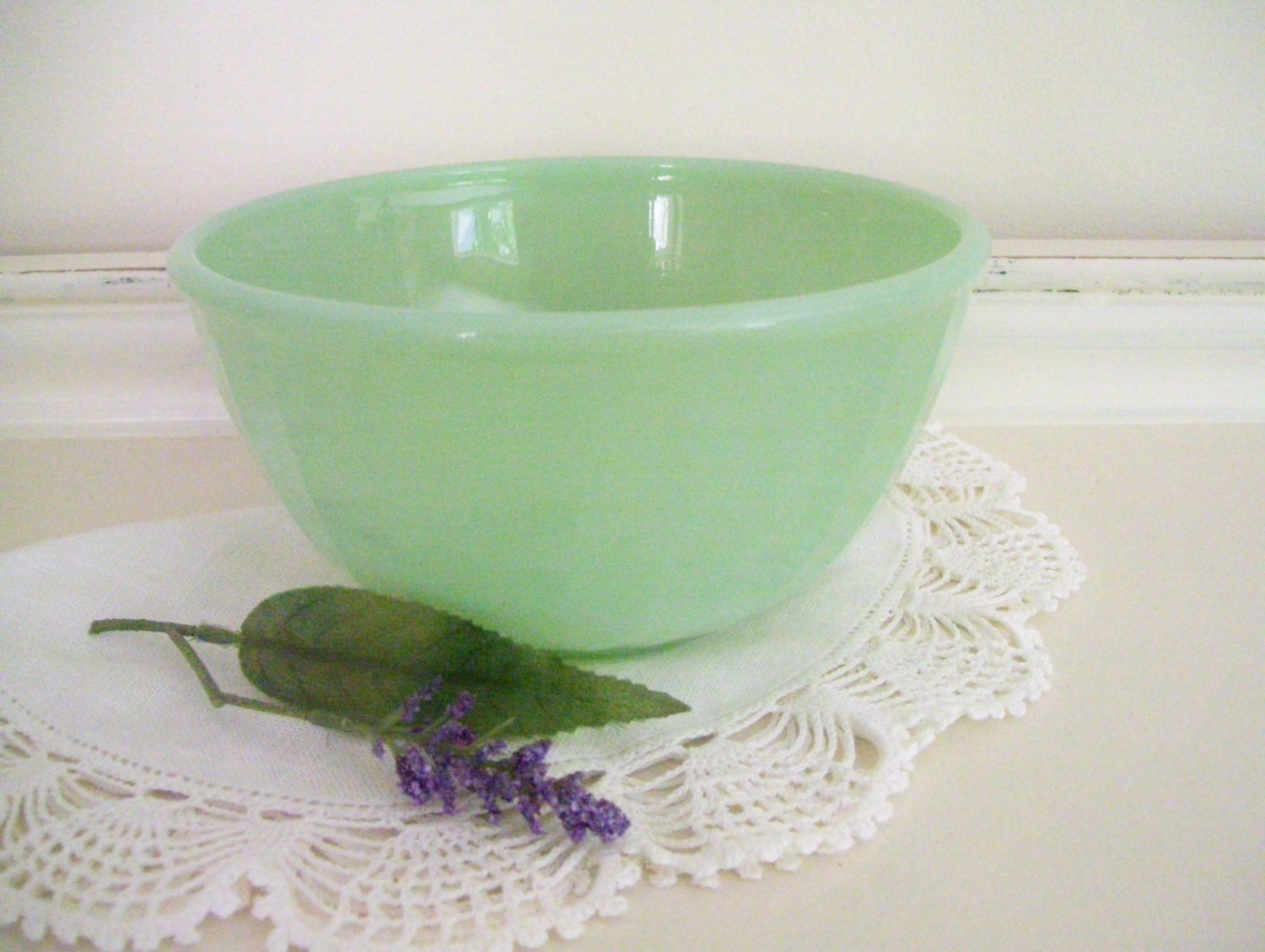 Fire King Jadeite Jadite Swirl Bowl