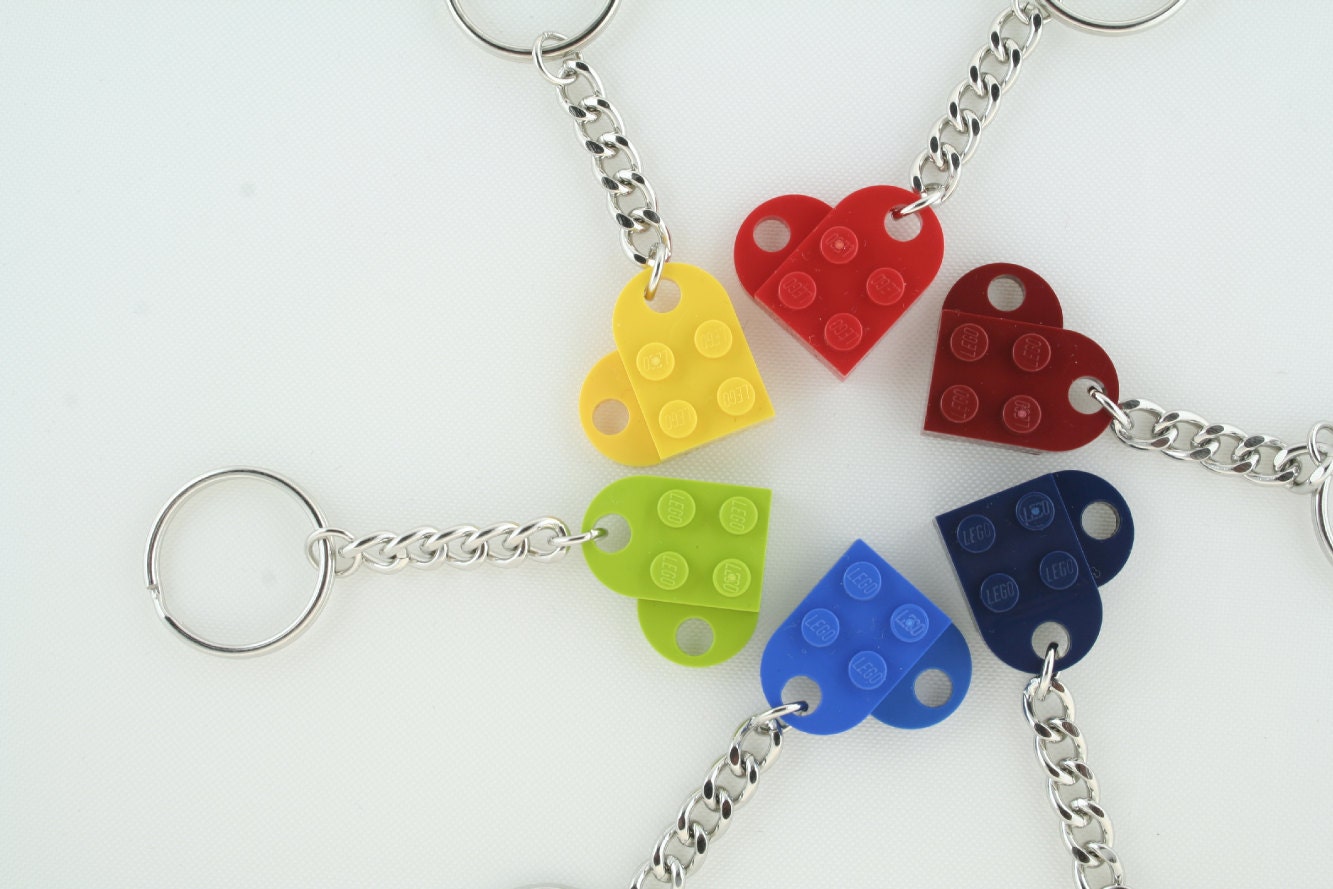 Heart Keychain Charm - choose your color
