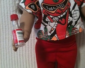 18 inch doll (modeled by American Girl) 5 piece mix and match cinco de Mayo set