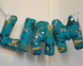 LIAM - Personalized Baby Name wall hanging, kids nursery decor. Perfect gift for a new baby boy. Christening or baby shower.