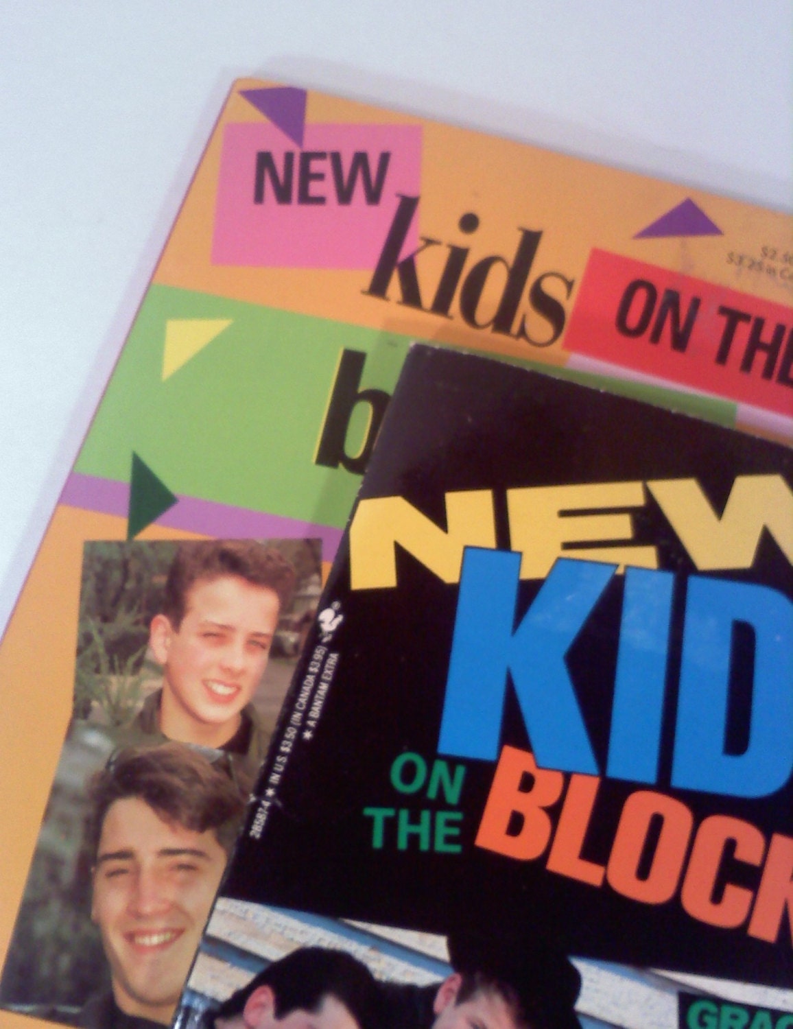 Vintage New Kids on the Block Books
