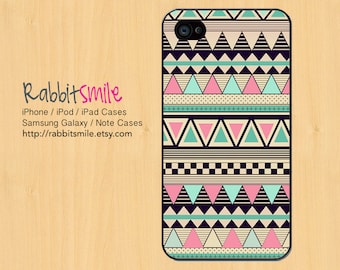 Aztec Tribal iPhone 5 Case, iPhone 4 case, Geometric Pattern iPhone 4s Cover, Triangle Hard Plastic iphone 5 Cover, cases