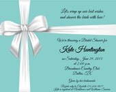 Tiffany Blue Bow - Bridal Shower, Bridal Luncheon, Baby Shower Invitation Il_170x135