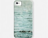Beach iPhone 4 Case, Ocean iPhone 4s Case, iPhone 5 Cases, Blue, Aqua, Teal, Flowing Waves, Water, Sea, Samsung Galaxy Case.