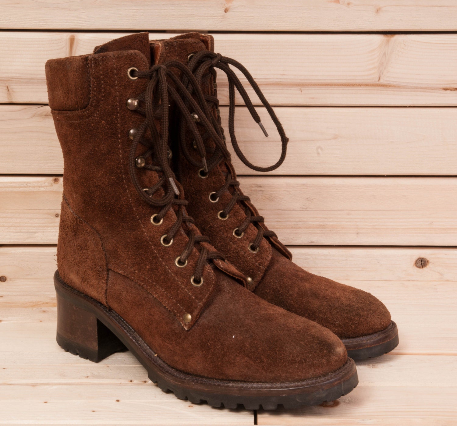 Ralph Lauren Women's Suede Hiking Boot 8B