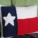 Texas flag hand knit 12x16 pillow
