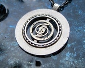 Clockwork Pendant "Hypnotic" Recycled Mechanical Watch Gears and Intricate Sculpture Wearable Art Not Quite Steampunk Assembly Necklace