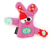 Medium Stuffing & SQUEAKER FREE dog toy with Crinkle and Secret Heart Fortune - Poooof by Fugly Friends