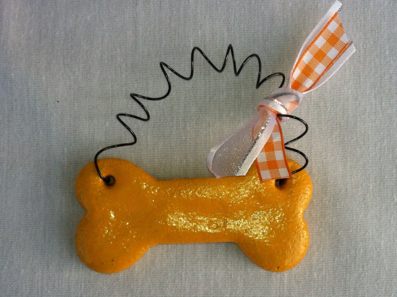 Personalized Dog Bone Ornament or magnet