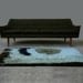 EGE Rya Wool Rug Mod Vintage - Danish Modern - 1960s