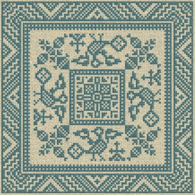 Garden Birds - Instant Download PDF cross-stitch pattern