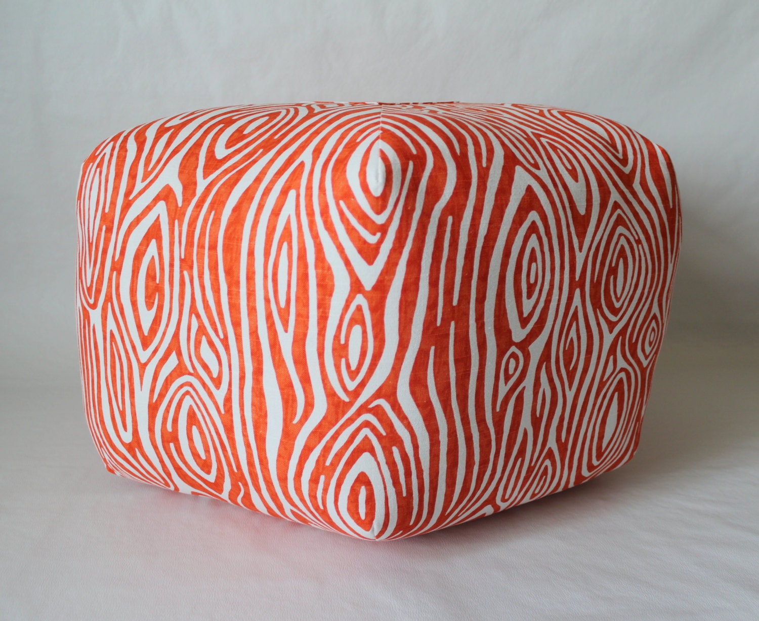 24" Ottoman Pouf Floor Pillow Willow Tangelo
