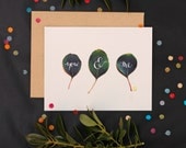 One "You and Me" note card