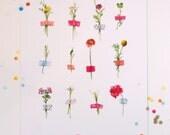 Washi Sprigs Art Print