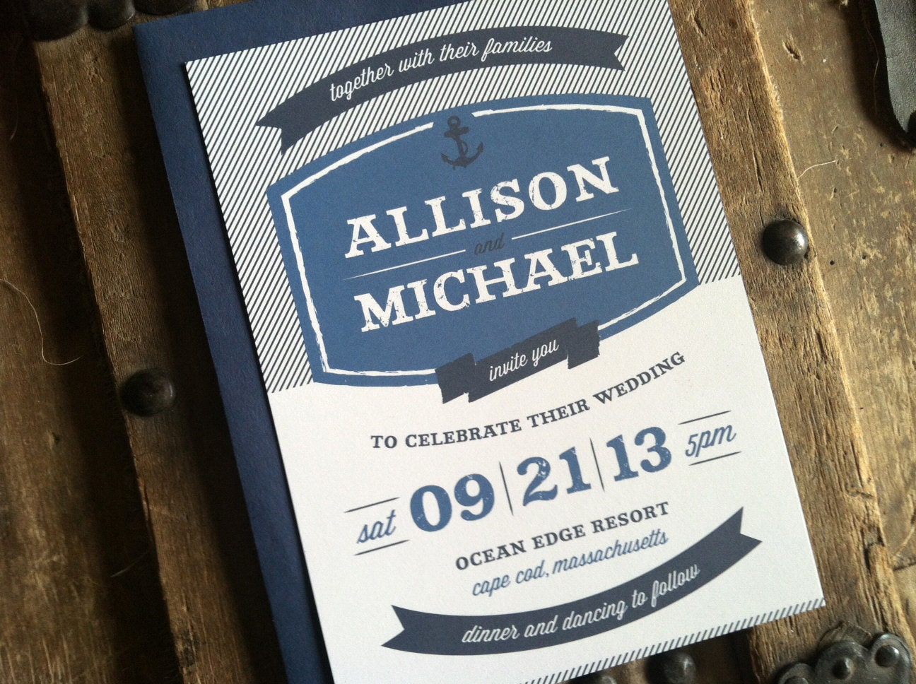 Nautical Wedding Invitation