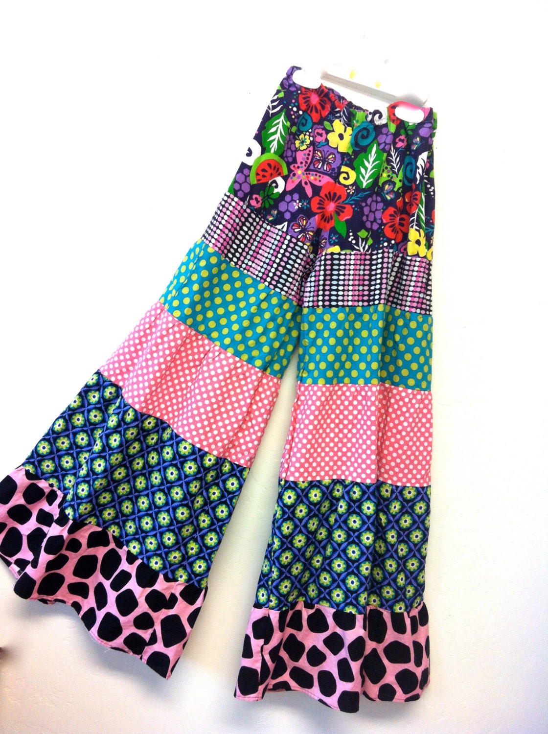 Women's Boho wide leg twirl pants