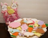 Beautiful Decorated Easter Sugar Cookies Perfect Spring Bunny Chicks