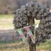 The "Joyce" Pattern for Letter/Monogram and 22" Bubble Burlap Wreath
