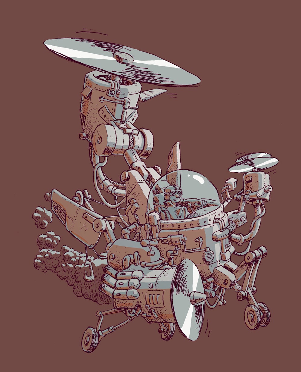 Whirlygig Print: The Fiddler