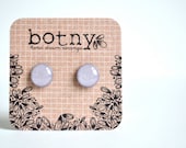 Shimmering Sweet Purple Lilac Bridal Brook Earrings