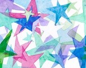 Stars 1, original watercolor