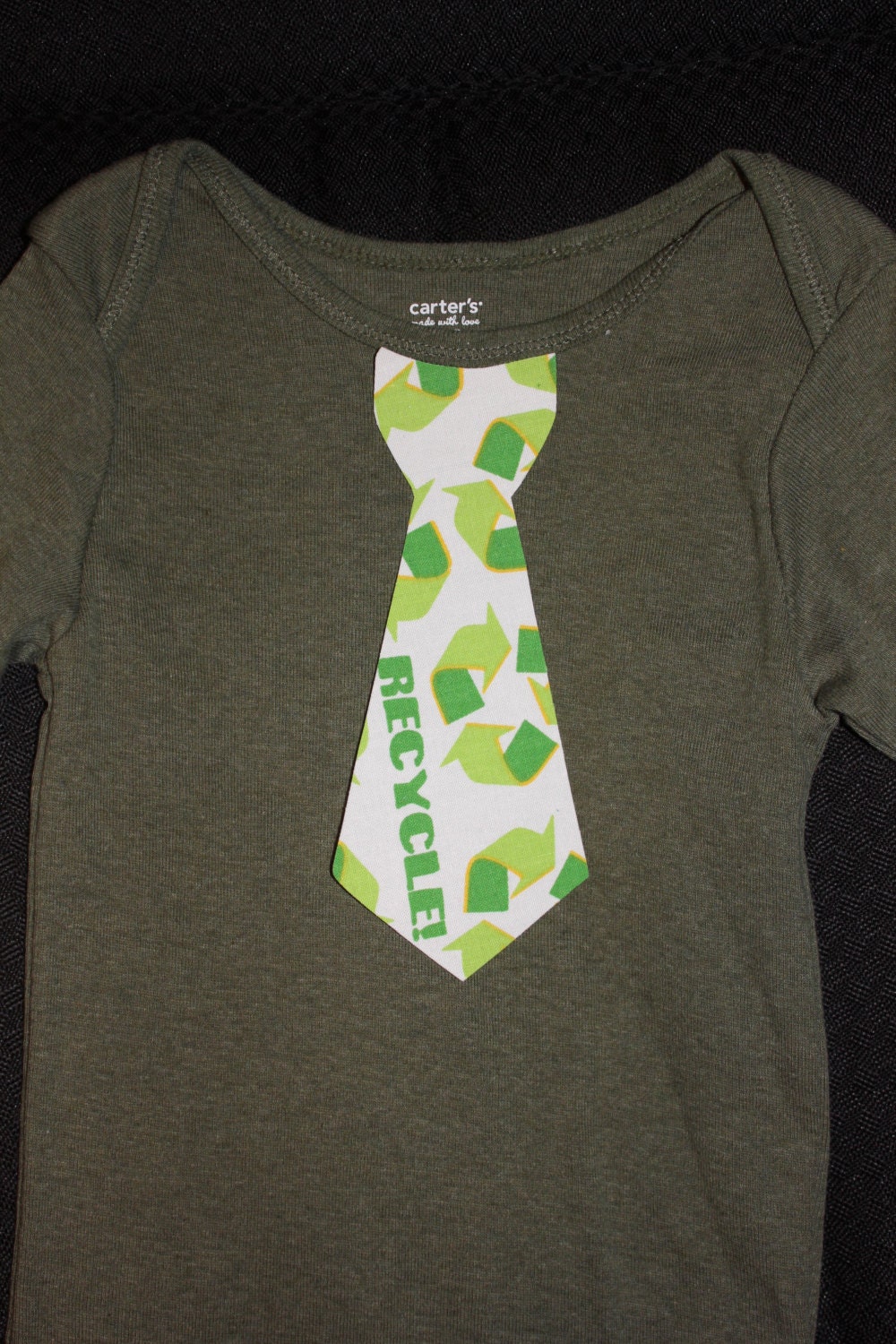 recycle tie applique size 2t to size 7
