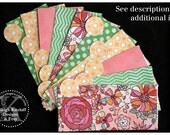 LAMINATED Cash Envelope System in Bold Floral (10 envelopes)