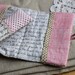 Zakka style,travel sewing kit, embroidery kit, pin cushion, sewing kit. Linen and selected designers fabrics. Ready to ship.