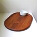 Mid Century Modern Teak Tray Chip Dip Cheese Board Platter Dansk 1970's