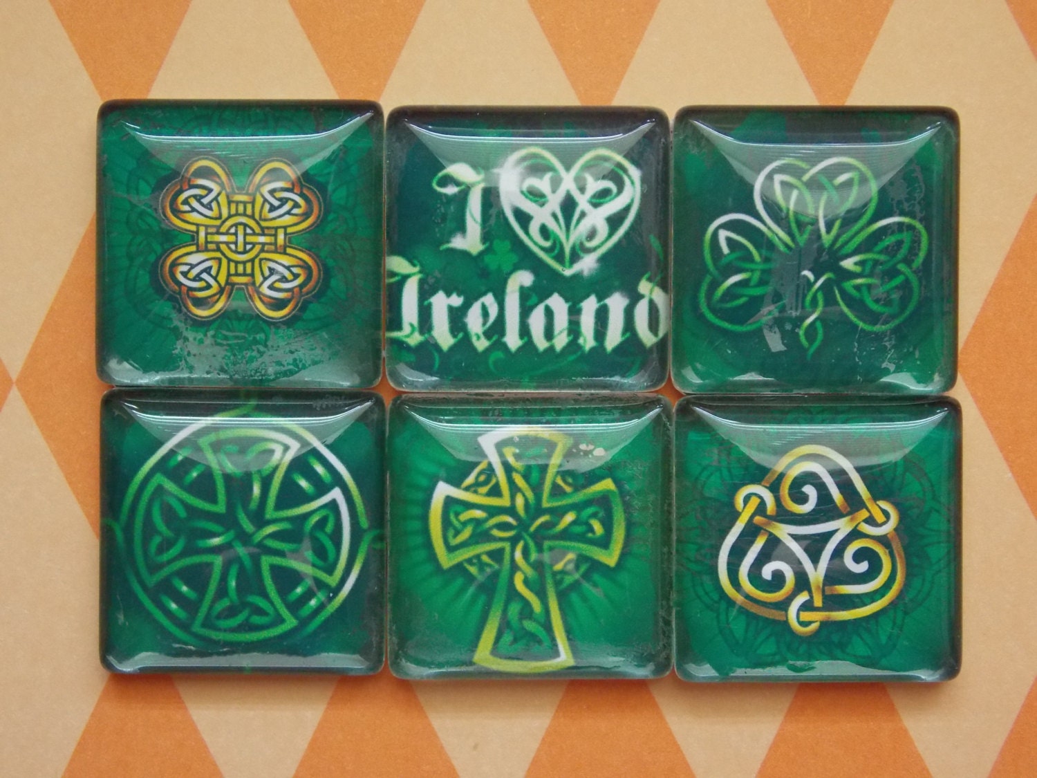 Ireland Irish Magnets or thumbtacks St. Patrick's Day