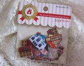 NEW 70 small sticker flakes European House