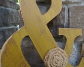 Ampersands/Custom letters for home decor - 13 inch