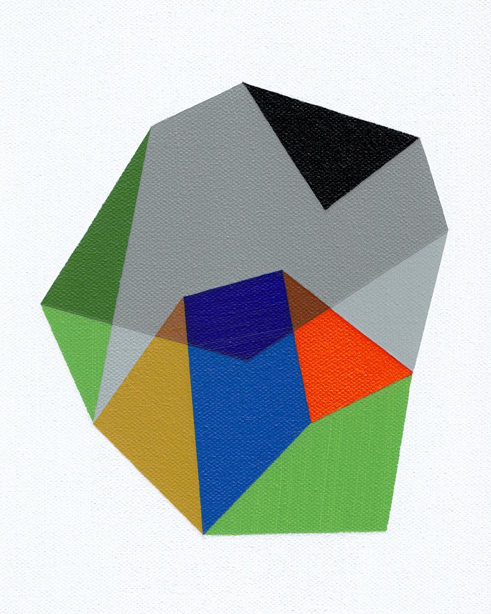 Original painting - "Abstract No. 6" - 8" x 10" modern geometric abstract art